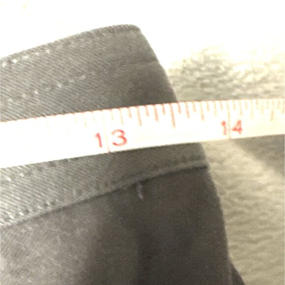 Vtg Norton McNaughton Gray Floral Print Maxi Skirt 6 ultra-suede embroidered - Picture 4 of 5